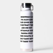 LK Sterkte & Spirit On The Go Geïsoleerde Fles (Achterkant)