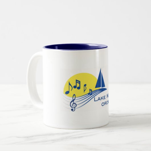 LKNO ContrastMok Tweekleurige Koffiemok (Voorkant links)