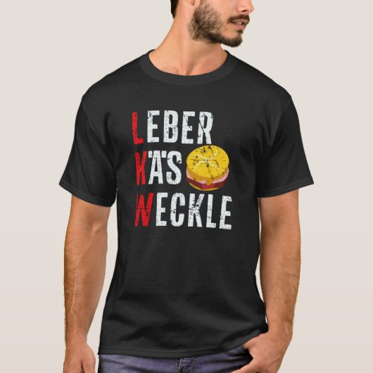 LKW Leberkäse Weckle Sandwich German Bavarian Bun  T-shirt (Voorkant)