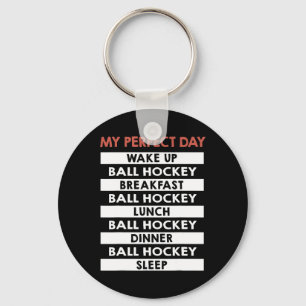 Ll Hockey Mijn Perfecte Dag Speler Dagelijkse Rout Sleutelhanger