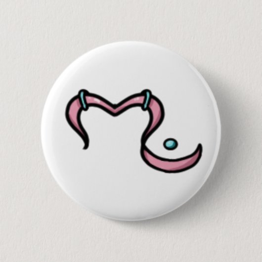 LL Logo Pin Ronde Button 5,7 Cm (Voorkant)