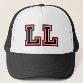 "LL" Monogram Trucker Hat Pet (Voorkant)