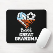 Ll Oma Voetbal Voetll Schetsll Volleyll Muismat (Met muis)