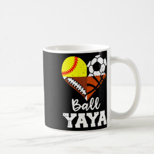 Ll Yaya Voetbal Voetll Zachte Schets Speler Yaya Koffiemok
