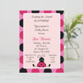 Lladybug wacht op de Arrivalof van onze ladybug. Kaart (Staand voorkant)