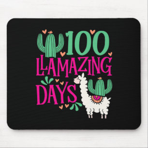 Llama 100 Llamazing Dagen van School - Schattigee  Muismat