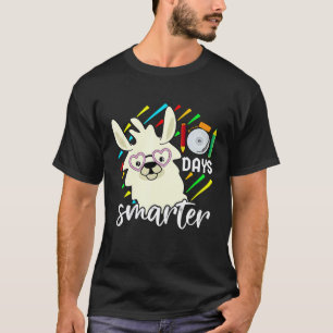 Llama 101 dagen slimmer Alpaca Liefhebbers 101ste T-shirt