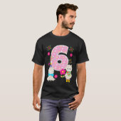 Llama 6de verjaardag 6 jaar oude leuke Llama feest T-shirt (Voorkant volledig)