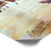 Llama Afbeelding Cuzco Peru Poster (Hoek)