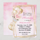 Llama Alle leeftijddagen uitnodiging (Voorkant / Achterkant)