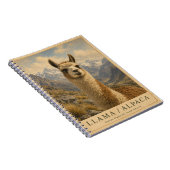 Llama Alpaca Andes ANTIQUA Notitieboek (Rechterzijde)
