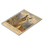 Llama Alpaca Andes ANTIQUA Notitieboek (Linkerzijde)