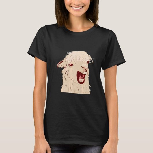 Llama Alpaca Boy Girl Kinder T-shirt (Voorkant)