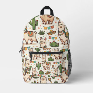 Llama Alpaca Cactus Rugzak