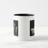 Llama, alpaca en vrouw mok (Midden)