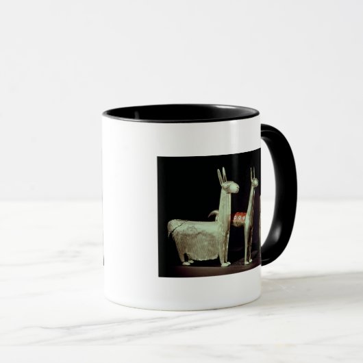 Llama, alpaca en vrouw mok (Voorkant rechts)