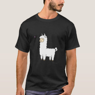Llama Alpaca Funny Cute Design by Iridesce glimlac T-shirt