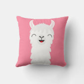 Llama alpaca gezicht kussen (Achterkant)