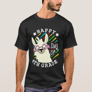 Llama Alpaca Liefhebbers Gelukkig 100ste Dag van 4 T-shirt