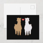 Llama Alpaca Llamas Alpacas Sweet Animal Design Briefkaart (Voorkant / Achterkant)