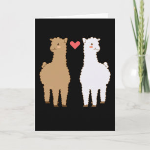 Llama Alpaca Llama's Alpaca's Zoet Dierendesign Kaart