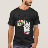 Llama & Alpaca Lovers 120 Days of Kindergarten No  T-shirt (Voorkant)