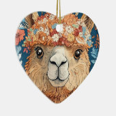 Llama Alpaca op elke leeftijd Keramisch Ornament (Rechts)