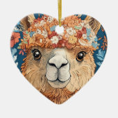 Llama Alpaca op elke leeftijd Keramisch Ornament (Voorkant)