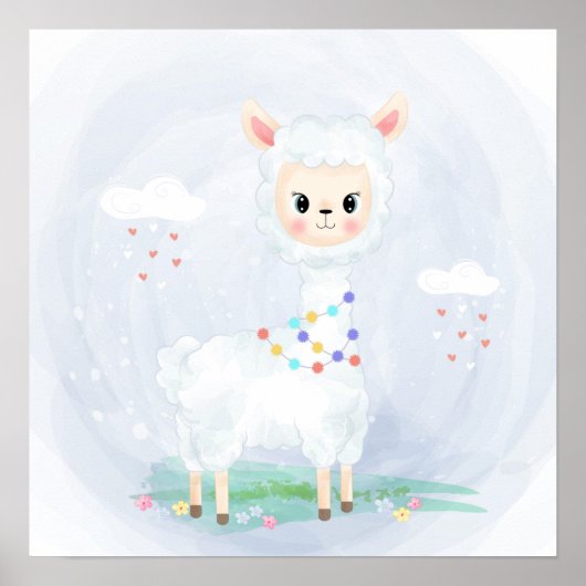 Llama/Alpaca Poster (Voorkant)