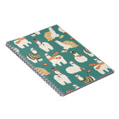 Llama Alpaca trui Naadloos patroon. Notitieboek (Rechterzijde)