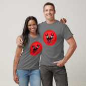Llama Alpaca Twin Mannen T-shirt (Unisex)