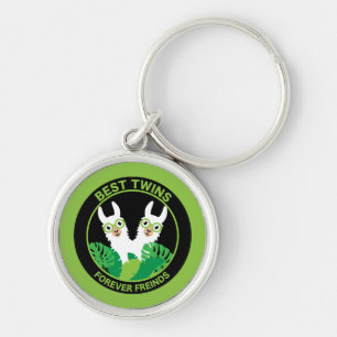 Llama Alpaca Twins Sleutelhanger