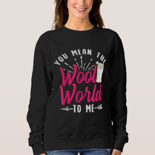 Llama Alpaca Wool World Design Trui