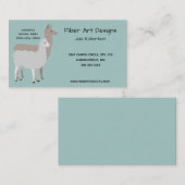 Llama Alpaca Yarn Visitekaartje (Voorkant / Achterkant)