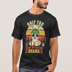Llama Alpaca Zonnebril Camping Alleen Jij Kan Voor T-shirt