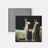Llama, alpiaca en vrouw magneet (Voorkant / Achterkant)