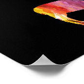 Llama. Always be yourself except ... Watercolor Poster (Hoek)