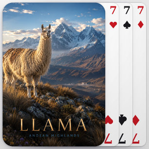 Llama Andeshooglanden DIEREN Poker Pokerkaarten