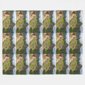 Llama Animal Custom Destiny's Destiny Fleece Deken (Voorkant (Horizontaal))