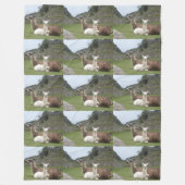 Llama Animal Custom Destiny's Destiny Fleece Deken (Voorkant)