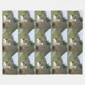 Llama Animal Custom Destiny's Destiny Fleece Deken (Voorkant (Horizontaal))