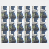 Llama Animal Custom Destiny's Destiny Fleece Deken (Voorkant (Horizontaal))