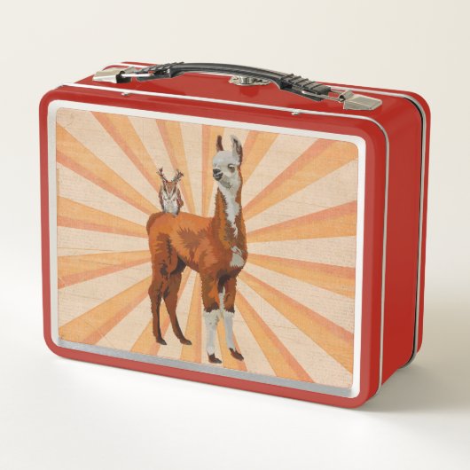 LLAMA & ANTLER OWL (Achterkant)