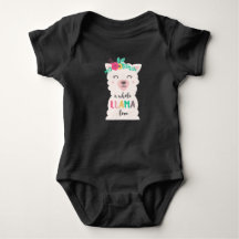 Llama baby bodysuit