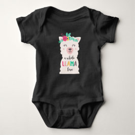 Llama baby bodysuit
