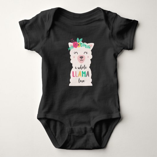 Llama baby bodysuit (Voorkant)