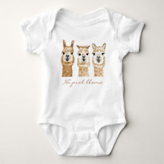 Llama Baby Outfit Romper