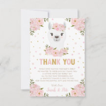 Llama Baby shower Blush Pink Floral