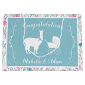 Llama Baby shower  Cute Groot Cadeauzakje (Voorkant)