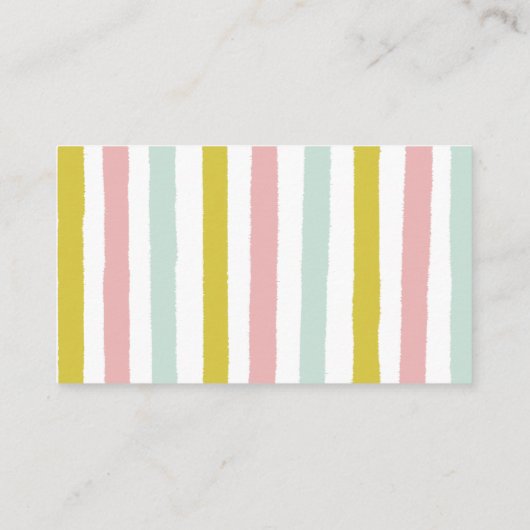 Llama Baby shower Diaper Raffle Ticket Informatiekaartje (Achterkant)